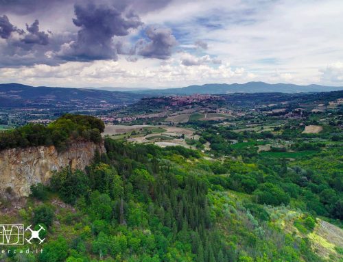 Panoramica su Orvieto da Rocca Ripesena
